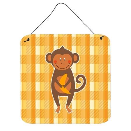 Carolines Treasures Monkey Business Wall or Door Hanging Prints BB6753DS66